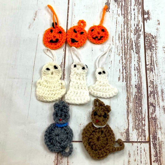 Hand Crafted Other - Hand Knit Halloween Ornaments Decorations